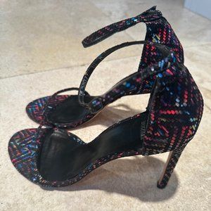 Stuart Weitzman Nudist multicolor heels, size 10